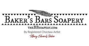 Baker's Bars Soapery RheBBSoapery.com By registered Choctaw Artist. Tiffany Edwards Baker